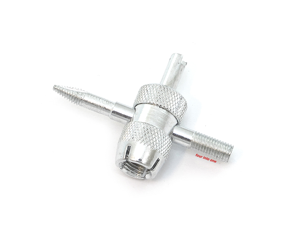 Slime 4-Way A.C. Unit Valve Stem Tool – 2044-A – Motorcycle Automotive Tool ATV