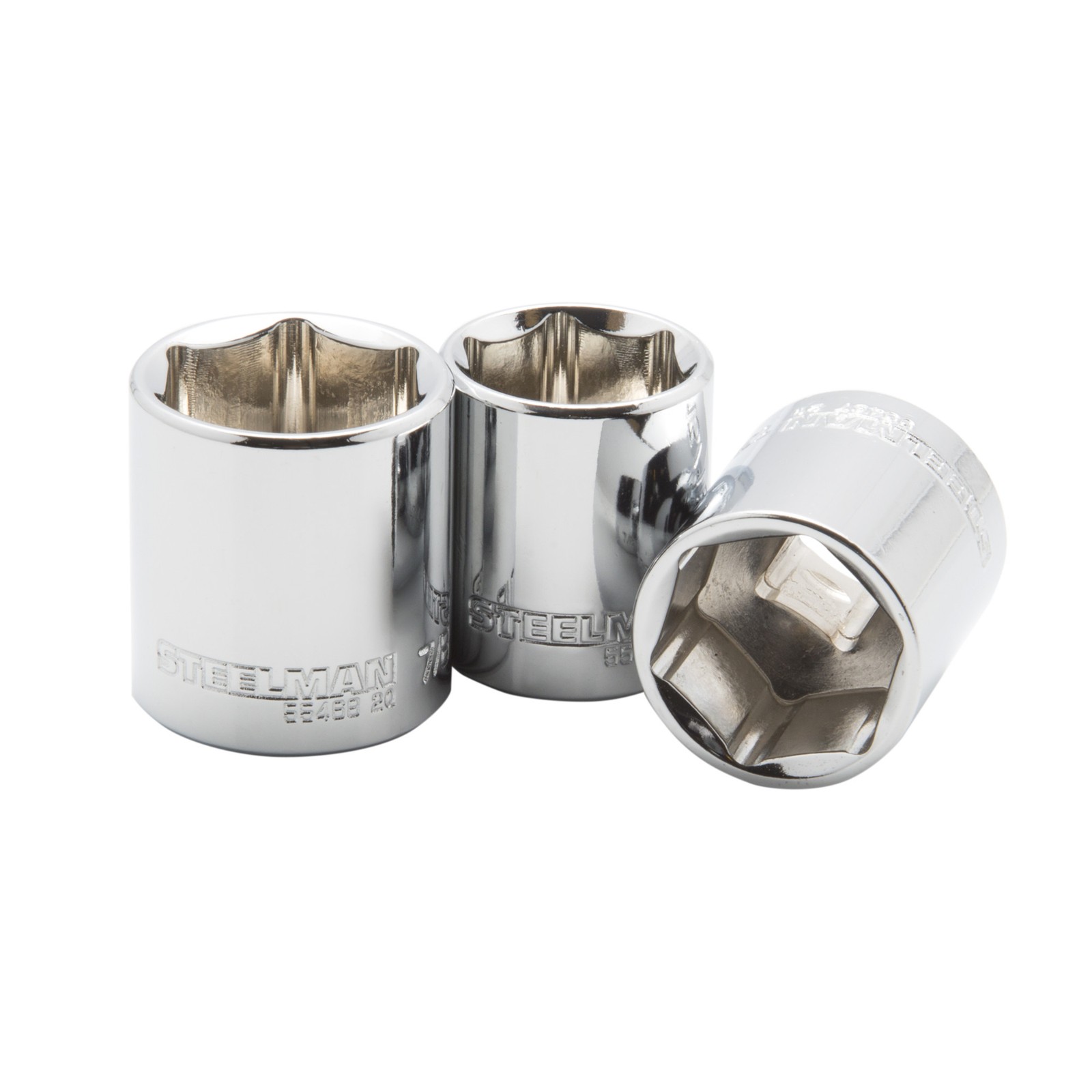 Steelman 11 Piece 3/8 in. Drive SAE 6 Point Chrome Socket Set 55457