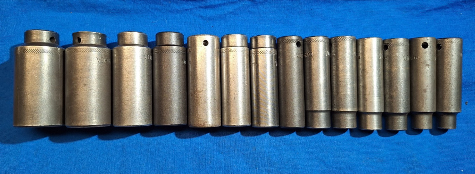 Mac Tools 14pc METRIC 1/2″ dr deep 6 pt impact socket set 30mm-10mm