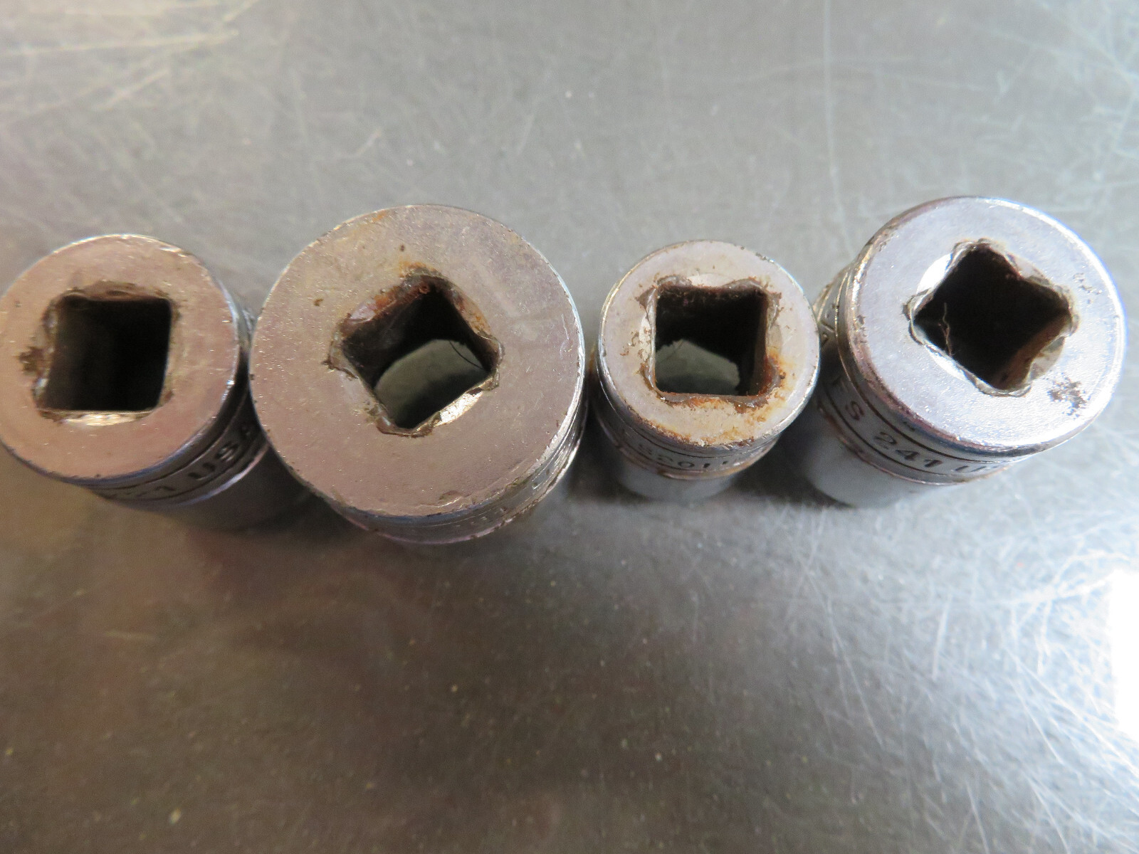Snap On FS241,FS201,FS221,FS281 3/8 Drive 6-Point SAE 3/4/5/7/8 Shallow Socket