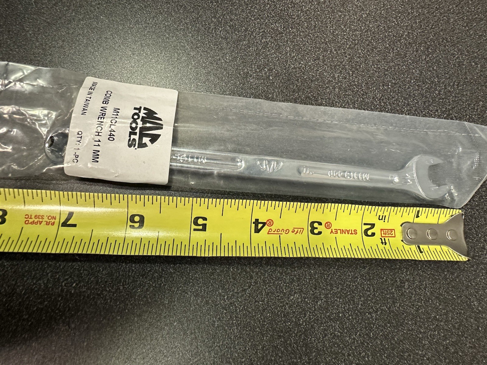 NOS New Old Stock MAC Tools Metric 11 Wrench M11CL440 12 Point