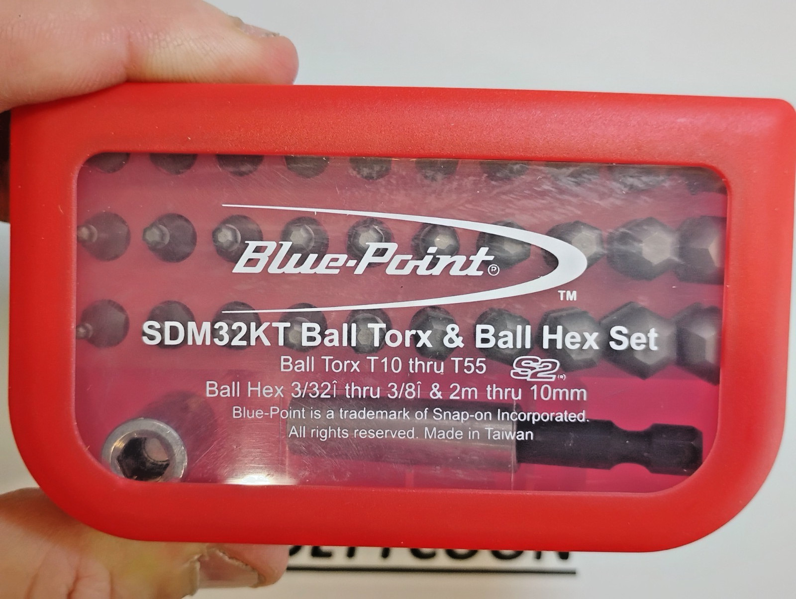 Blue Point TOOLS NEW Bit SET Ball Hex 32pc RED SDM32KT