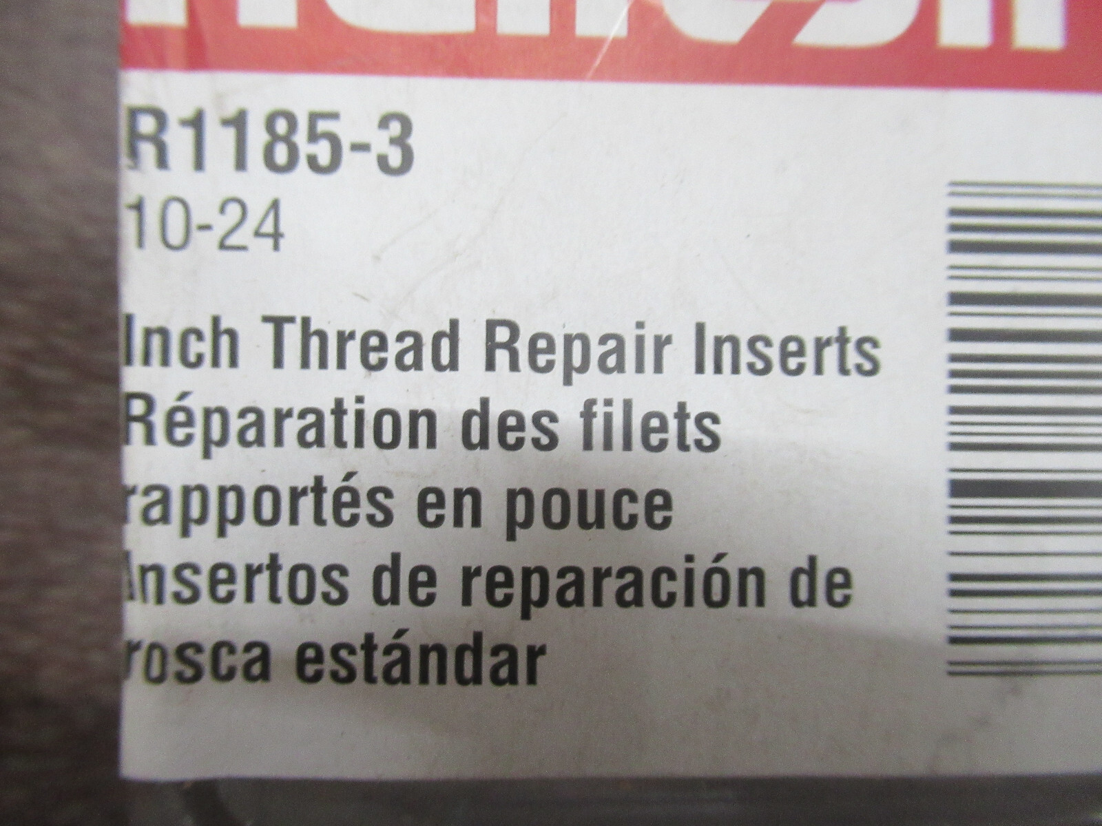 HELICOIL R1185-3 INCH THREAD REPAIR INSERTS 12ct