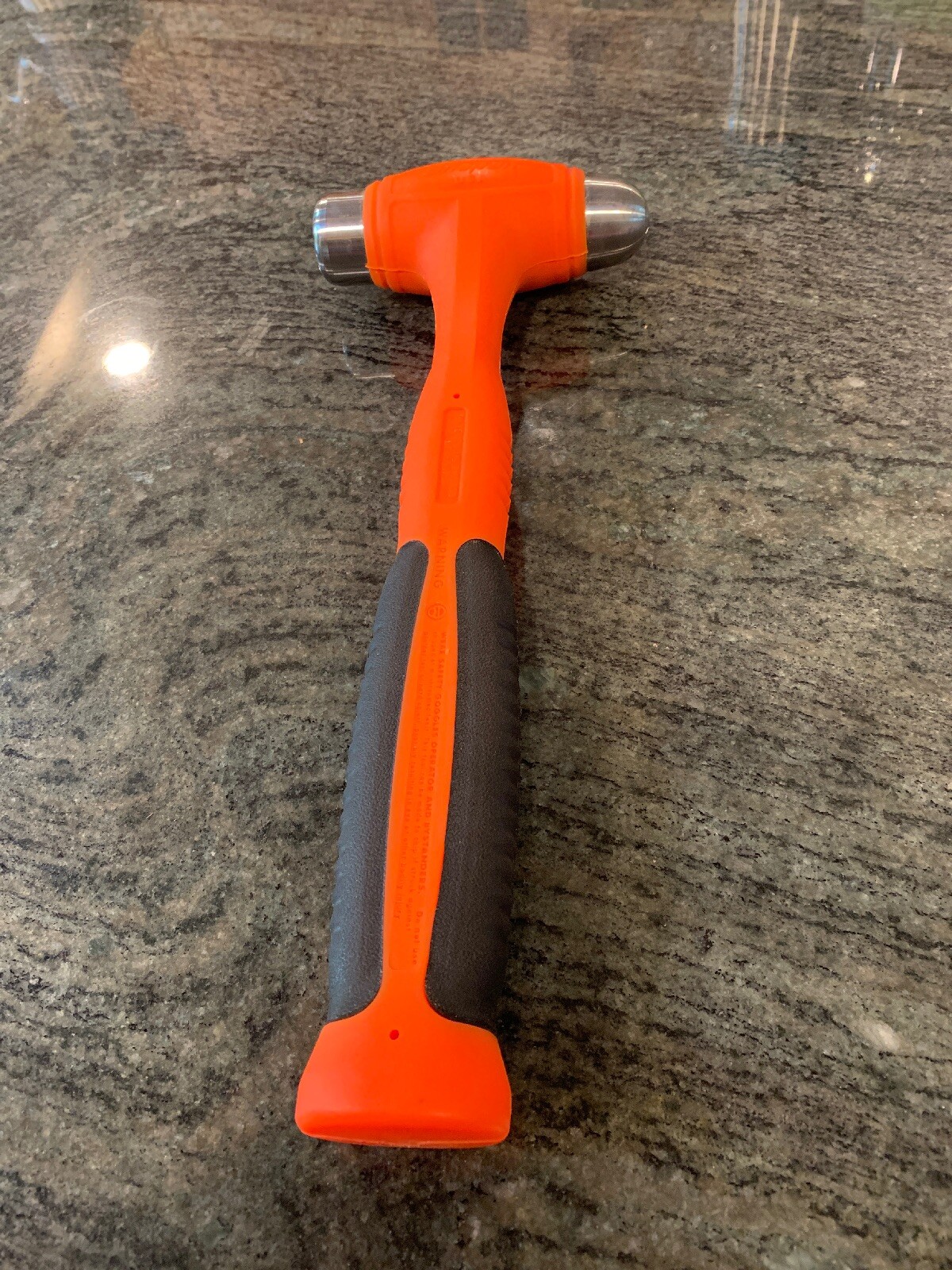 Snap On hbbd24o 24 oz ball peen soft grip dead blow hammer orange