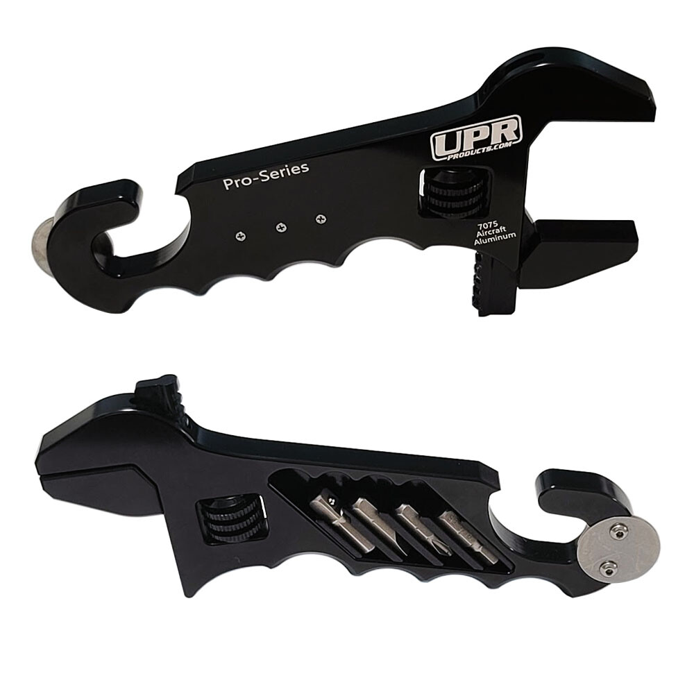 UPR AN-16 Race Wrench-Pit Wrench- Dzus Quick Turn Driver- Multi Fitting Tool BLK