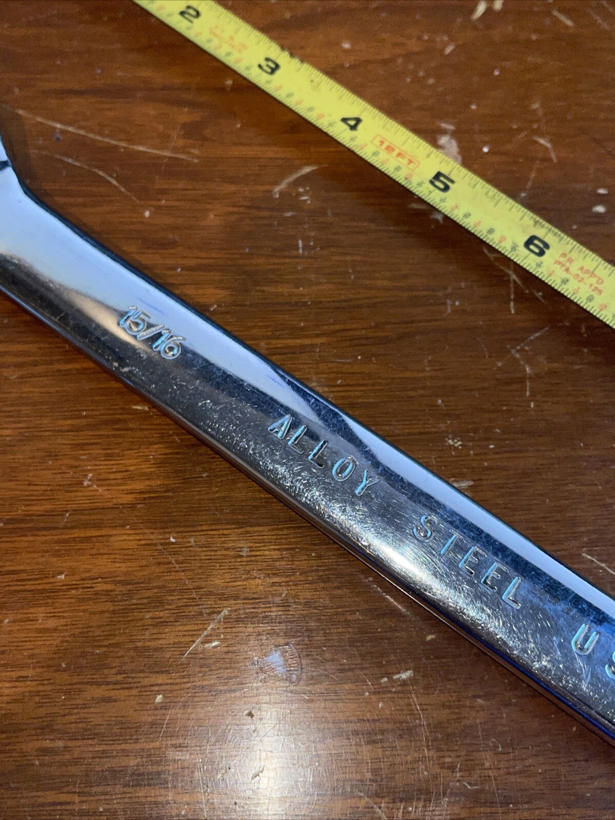 Vintage Blackhawk USA BW1169P 15/16 In SAE 12 point Combination Wrench Polish