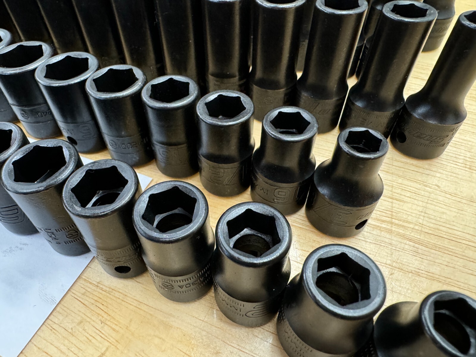 Snap-on Tools NEW 99PC 1/2″ Drive SAE MM SHALLOW SEMI + DEEP Impact Socket Set