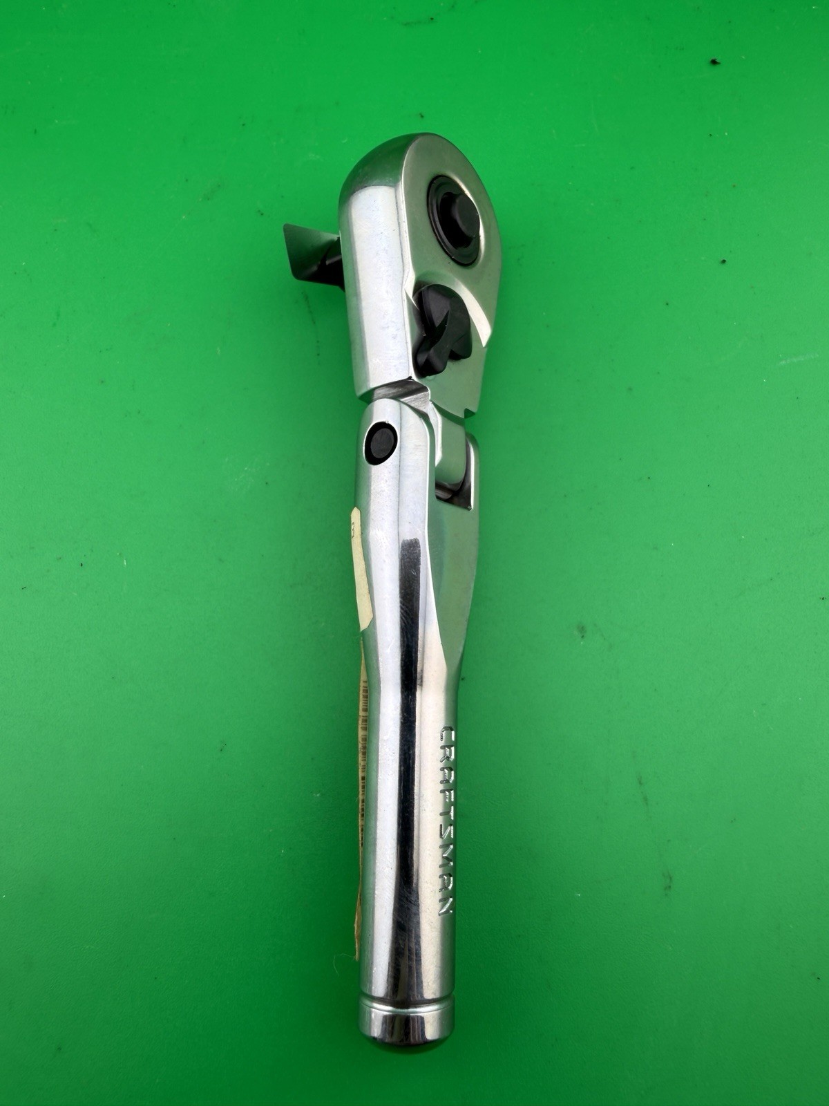 Sears Craftsman Pro NOS 3/8” Drive Stubby Flex Head Ratchet 44834 USA #20