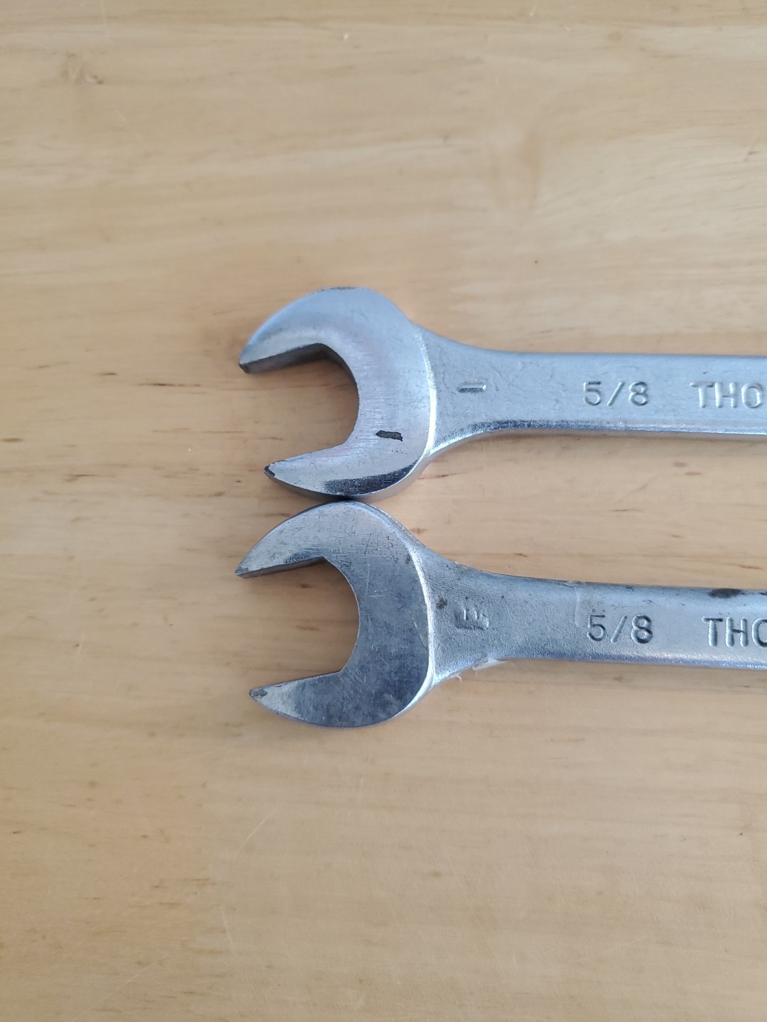 Thorsen Tools (2) 5/8″x 9/16″ Open End Wrench’s #3018 USA Made