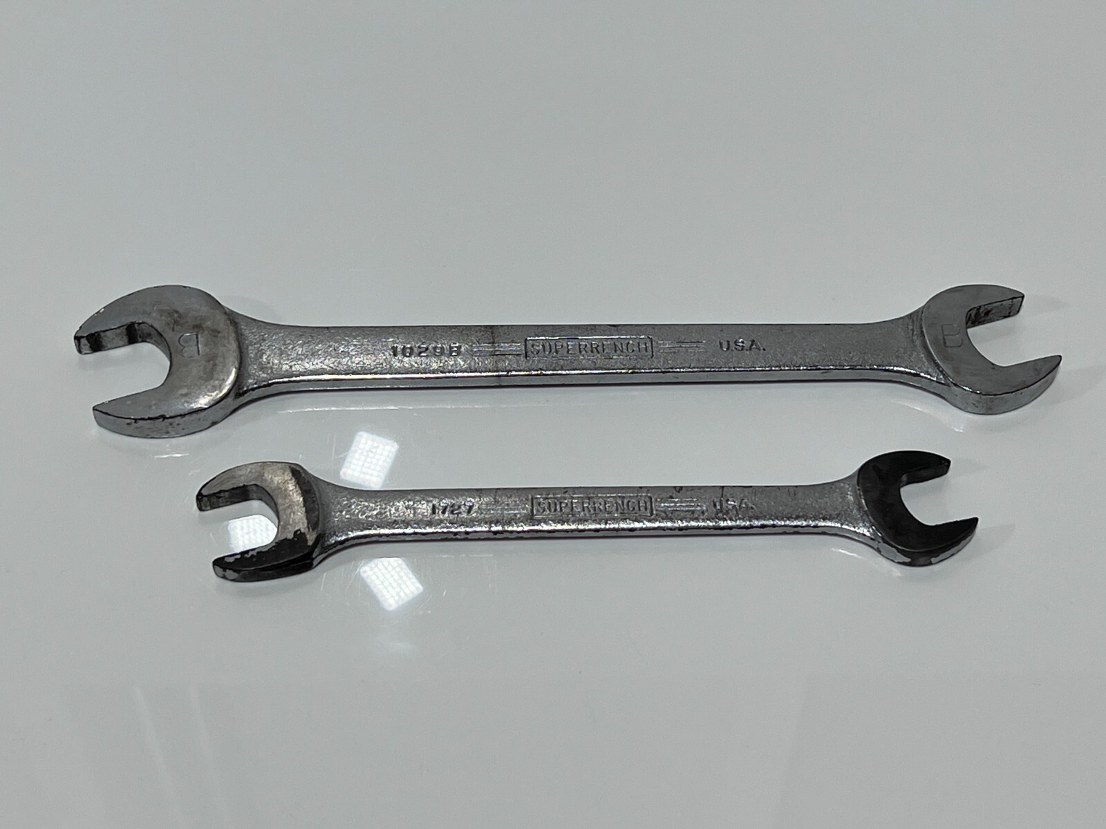 Williams Tools USA 2pc Superrench SAE Double End Wrench Lot – 1029B, 1727