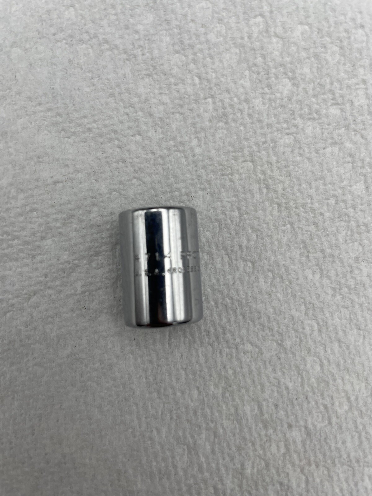 Lot Of 3 Proto1/4″ Drive 6 Point Chrome Socket SAE USA 7/16, 3/16, 7/16 Deep.