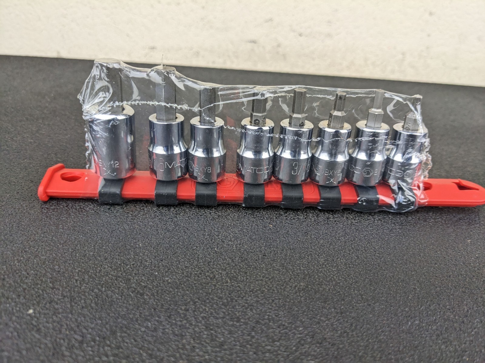 #bp127 Matco Tools NEW SBXY8R 3/8″ Dr Hex Socket Driver Set 1/8″-3/8″ USA