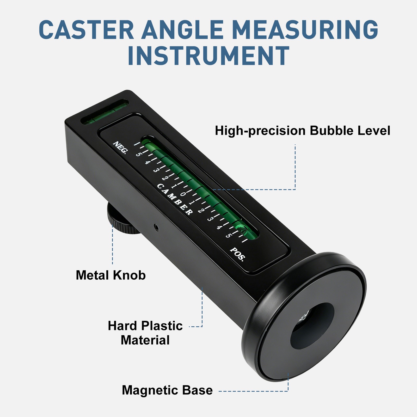 Adjustable Magnetic Camber Castor Gauge Tool Wheel Alignment Strut Angle for Car