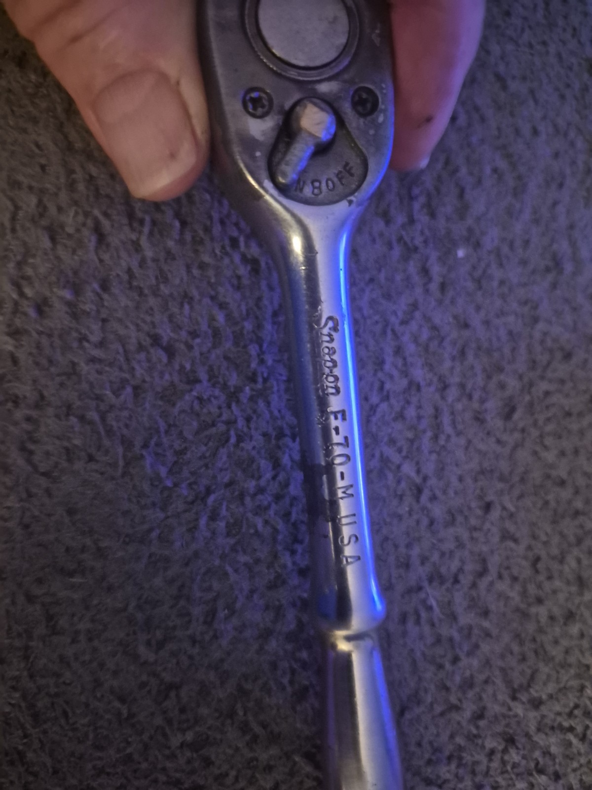 Snap On 3/8″ Drive Ratchet 7″ Long F70M
