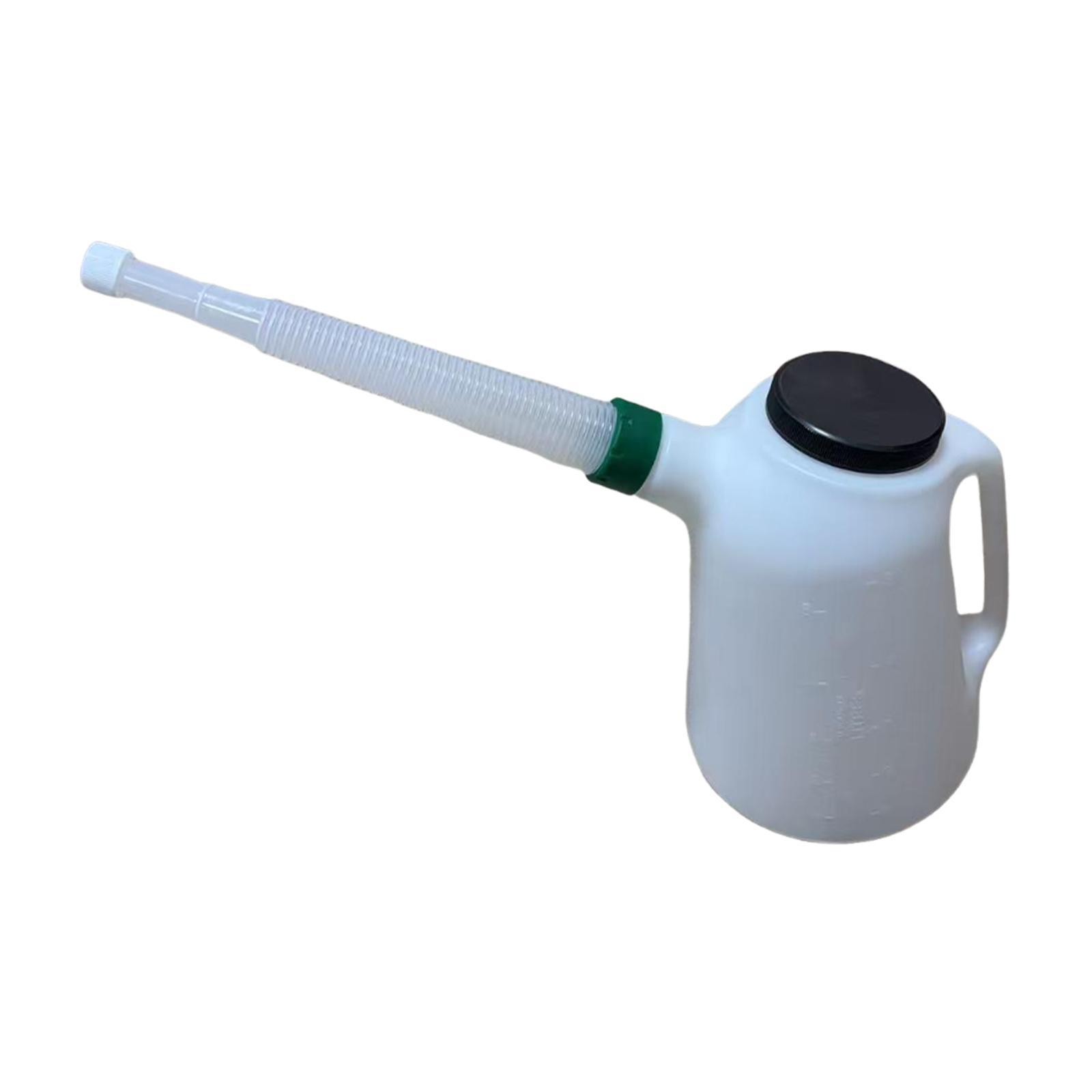 Oil Jug with Long Spout Oil Measuring Container for Bikes Traveling Car