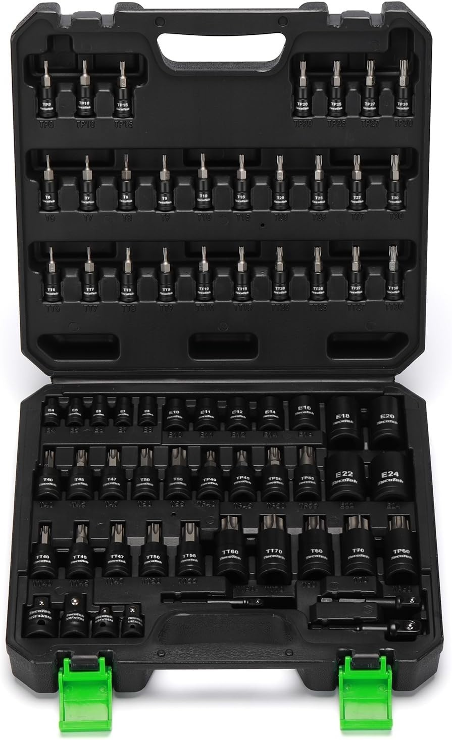 67-Piece Master Torx Bit Socket and External Torx Socket Set, 1/4″, 3/8″ and …