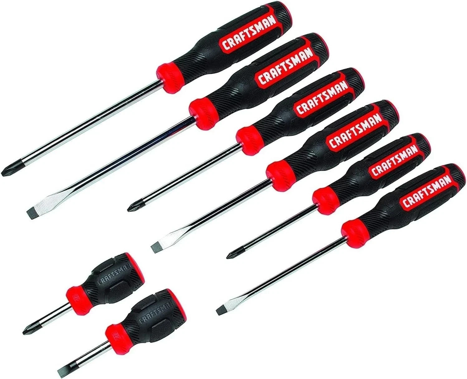 Craftsman 8 pc Phillips/Slotted Screwdriver Set Home Tool Automotive