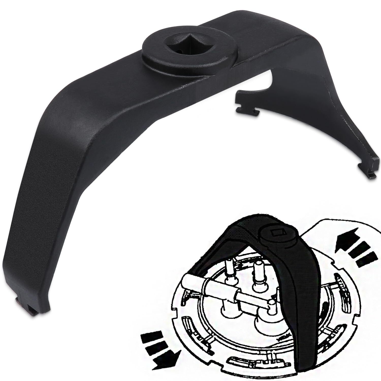 6599 Fuel Tank Lock Ring Wrench Tool Pump Removal Installer for Dodge Ram Nissan