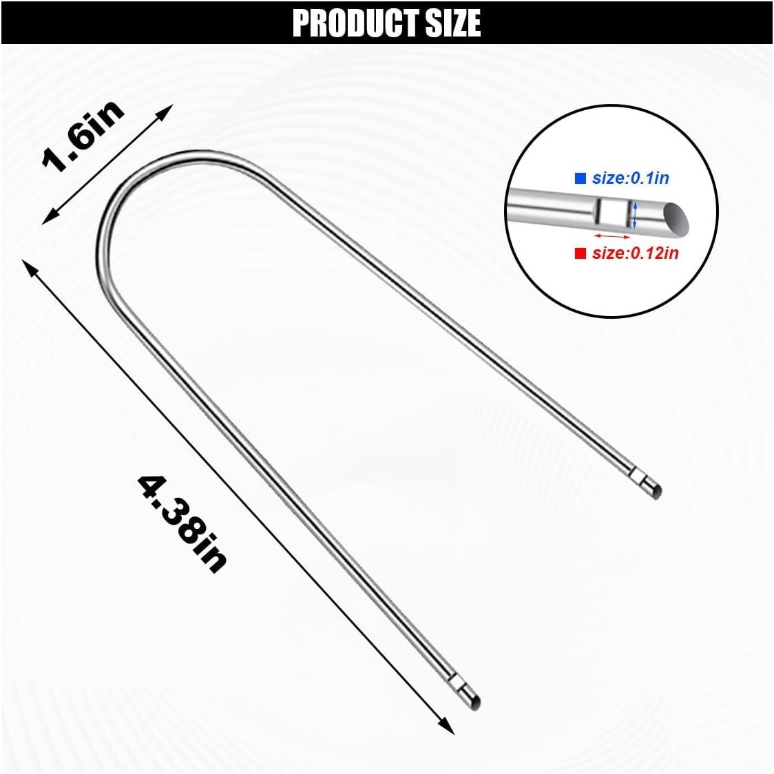 Compact 4PCS U-Shaped Car Radio Removal Tools – Ergonomic Stainless Steel Design