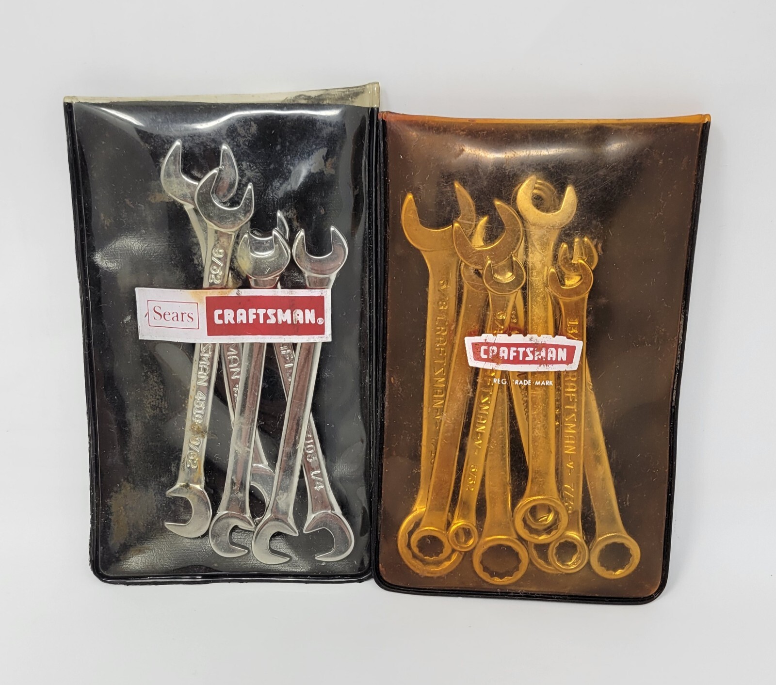 Vintage Craftsman Combination Ignition Wrenches Mixed Lot Of Set 4306 & V