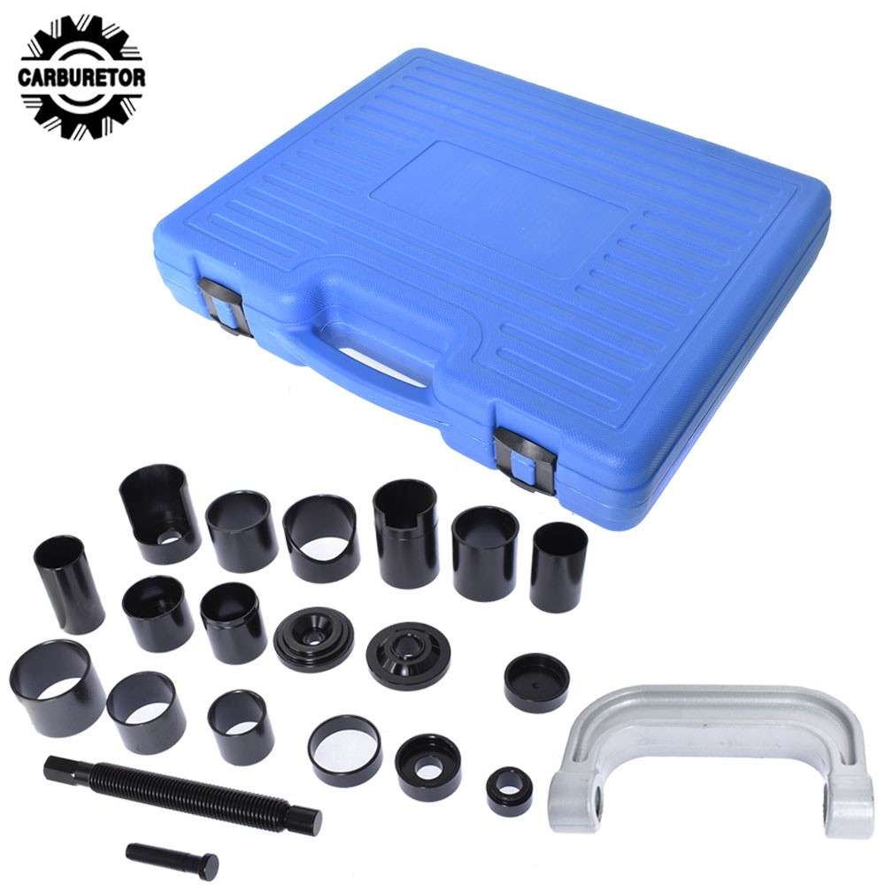 21Pcs Auto U Repair Service Remover Ball Joint Press Tool & Master Adapter Kit