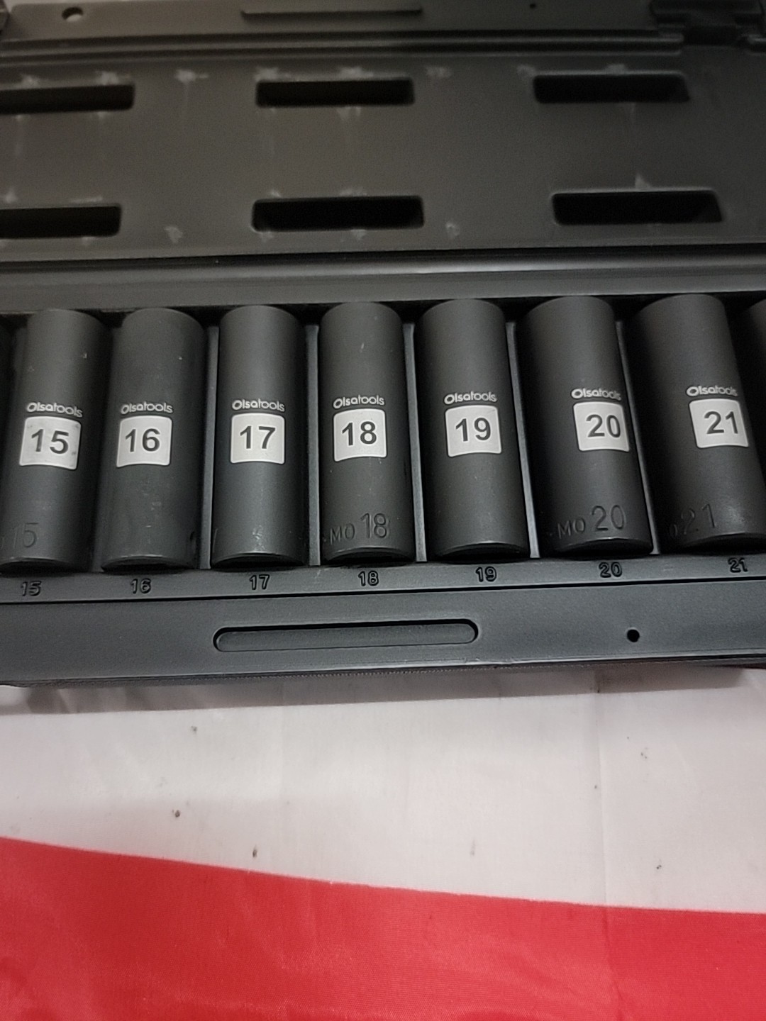 Olsa Tools 1/2-Inch Drive Deep Impact Drive, Deep, 15pc Metric Set