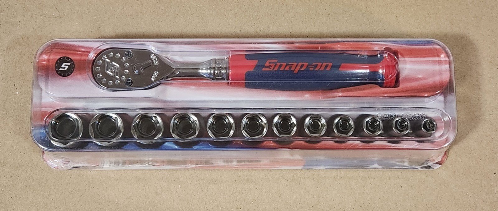 Snap On 250th American Anniversary 3/8″ Stars Ratchet & Metric Sockets 8-19mm