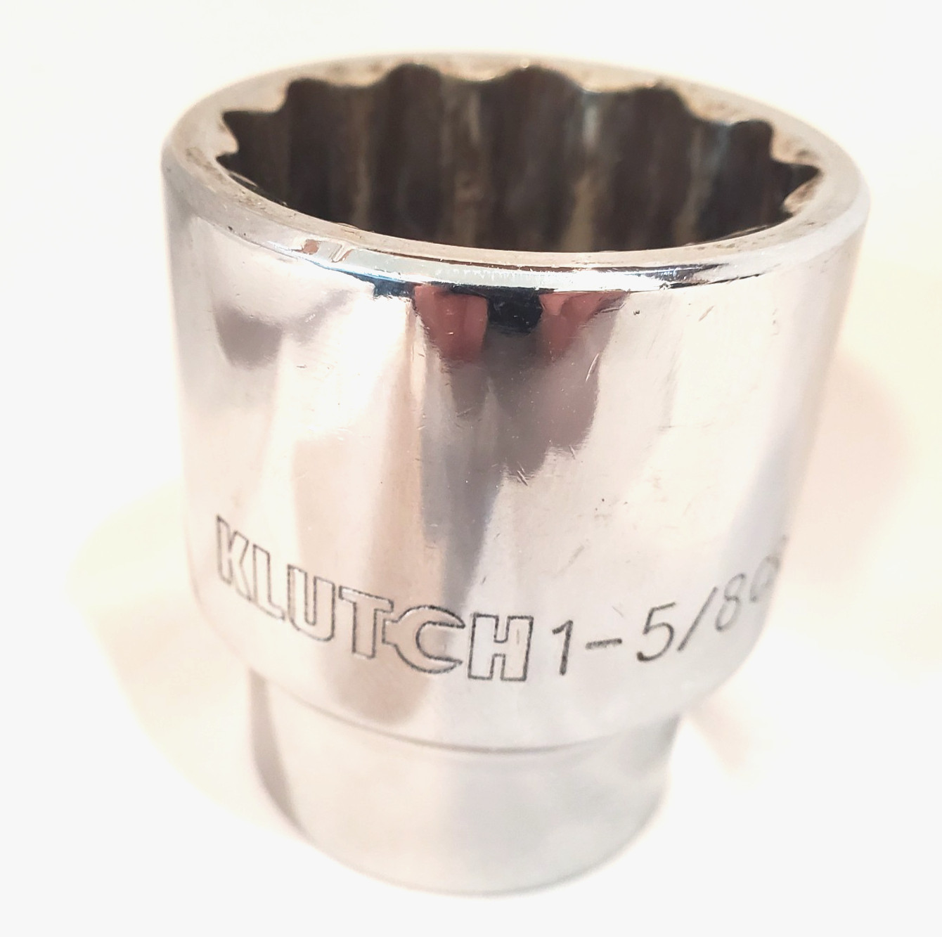 Klutch Socket, SAE, 1-5/8in., 3/4in.-Drive, 12-Pt. -Used