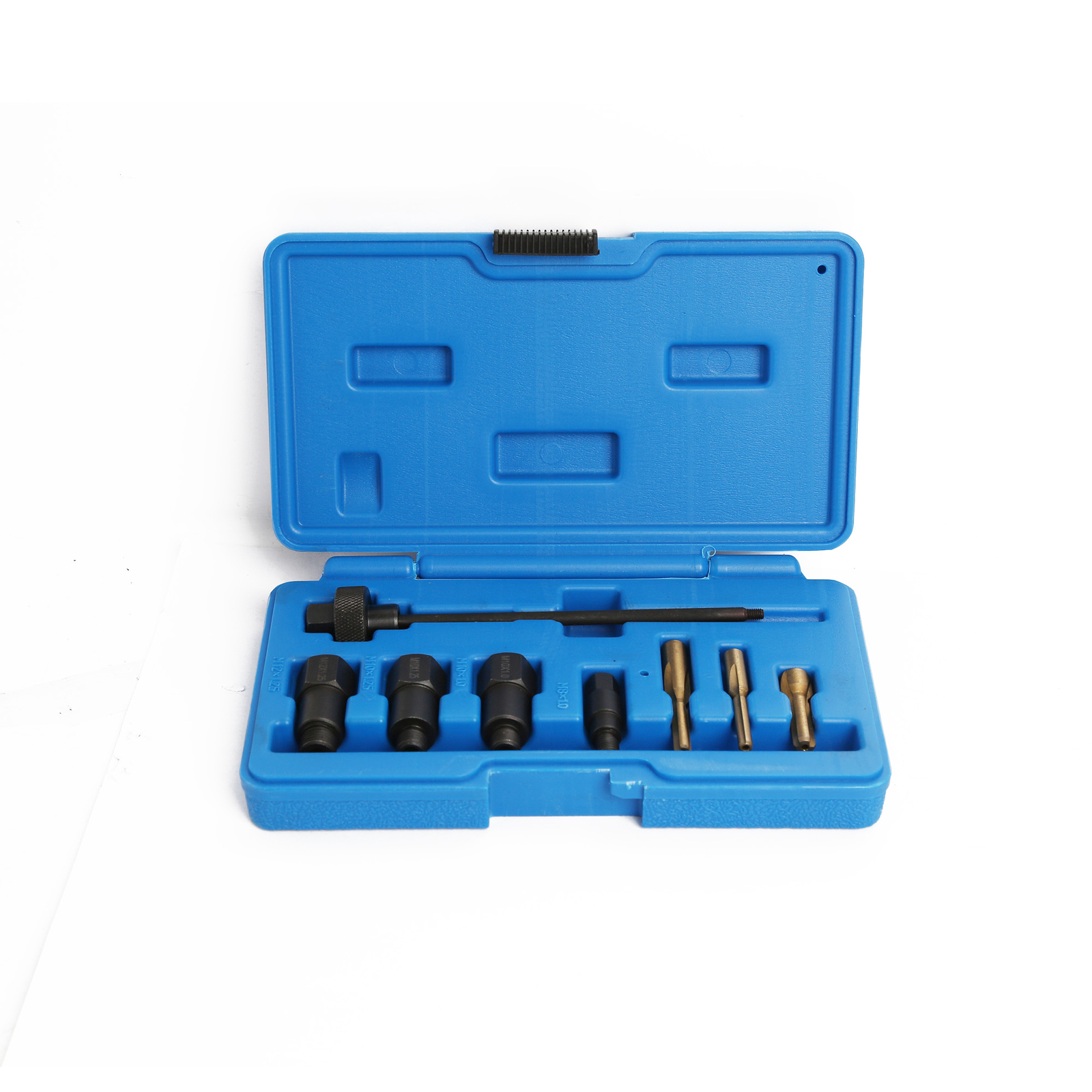 Glow Plug Aperture Cleaner Reamer Set Adaptors M8x1.0;M10x1.0; M10x1.25;M12x1.25