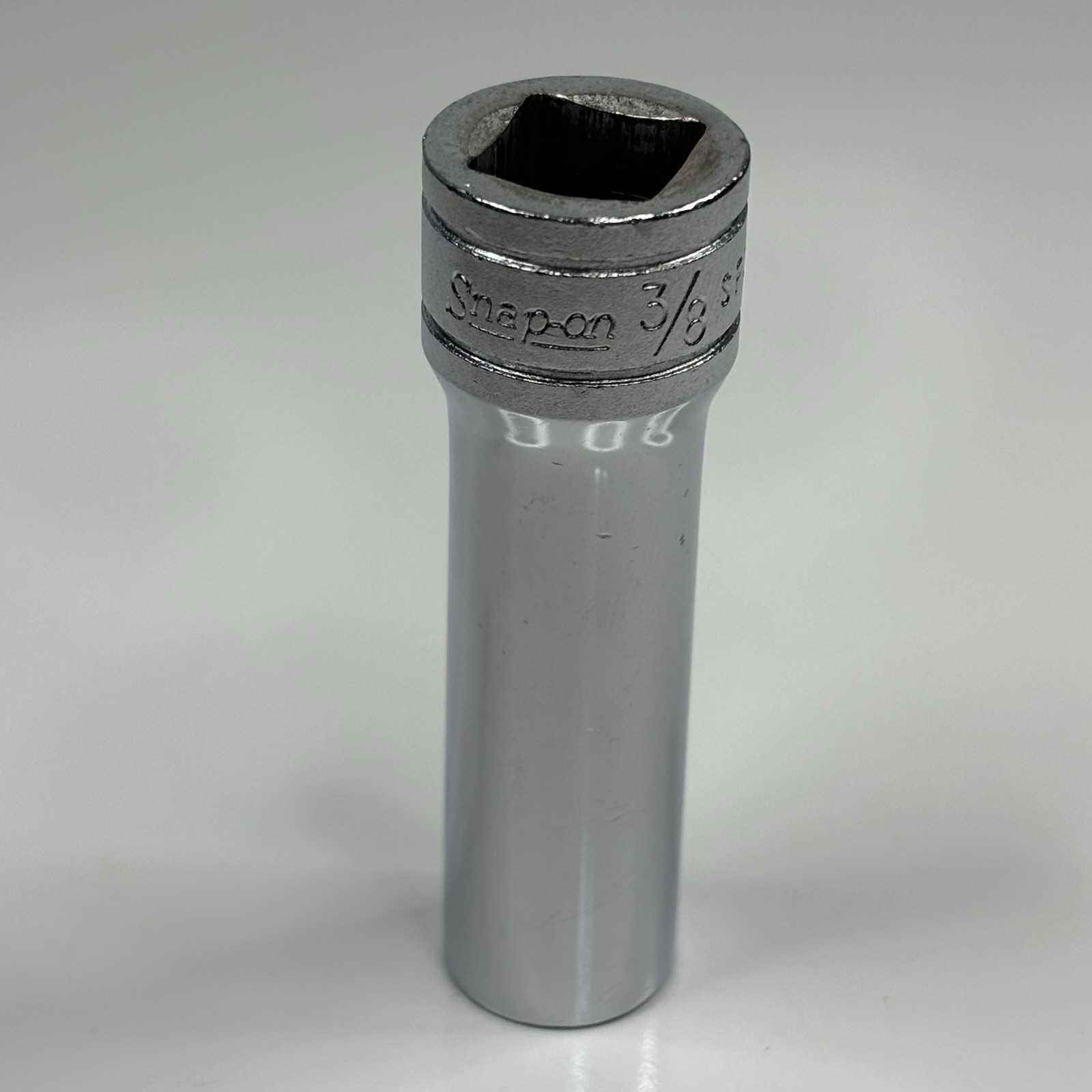 Snap On Tools SFS121 3/8 Dr 6Pt SAE 3/8 Flank Dr Deep Socket USA VTG VGC