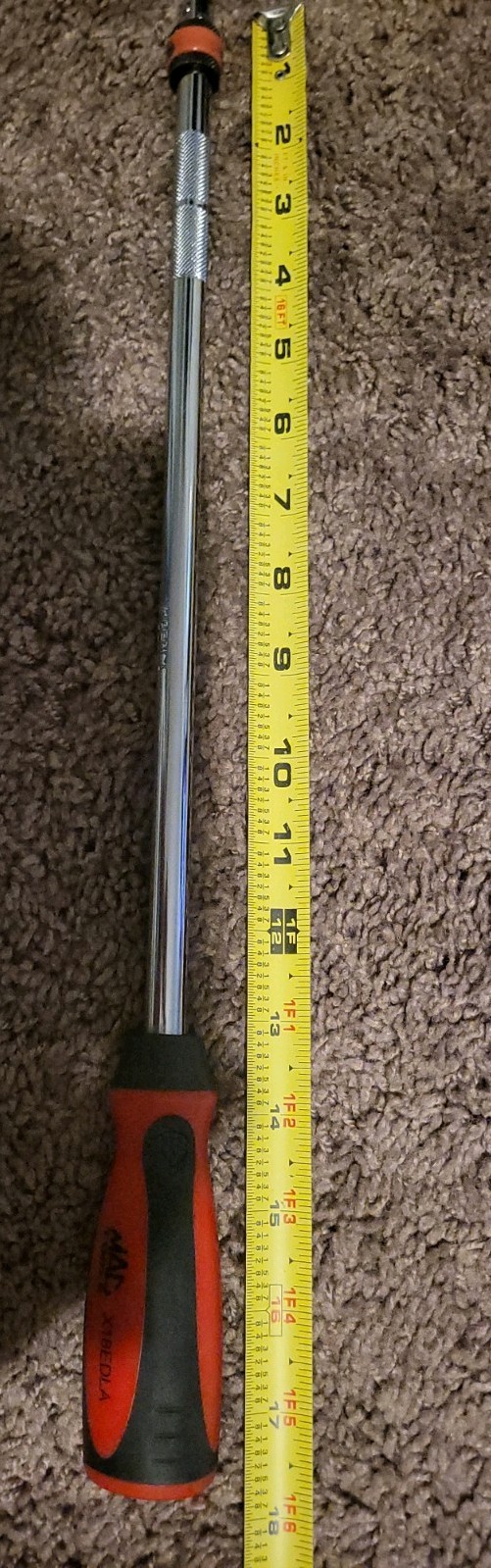 Mac Tools X18EDLA 3/8″ Drive 18inch Extension W/handle