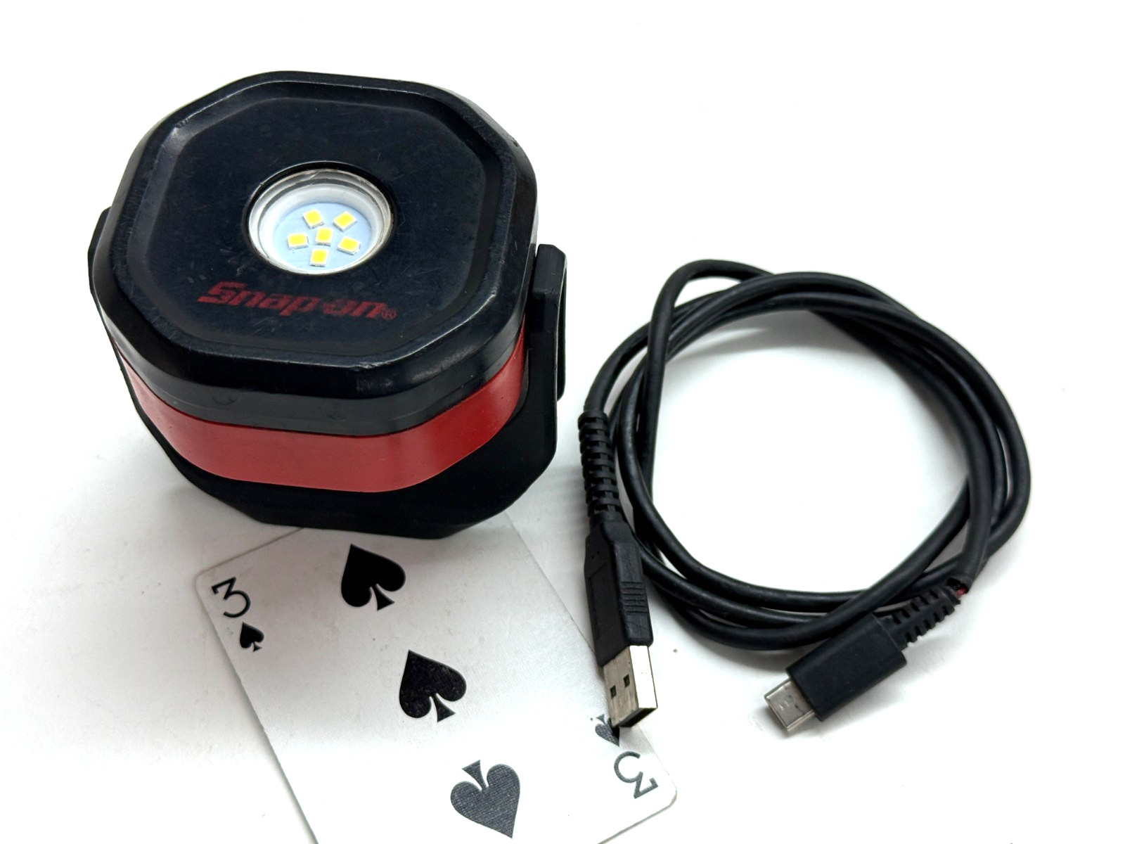 Snap on LED 545 Lumen PROJECT LIGHT Mag-Base Work Light Flashlight ABS ECPRB042M