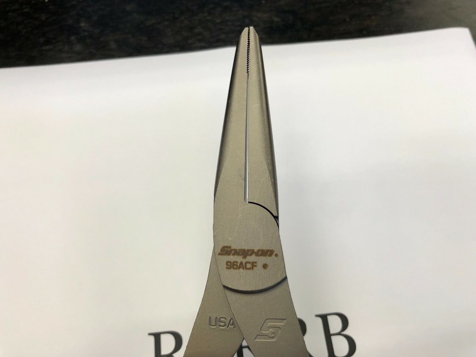 Snap-On Tools USA NEW GREEN Soft Grip 8″ Talon Grip Needle Nose Pliers 96ACFG