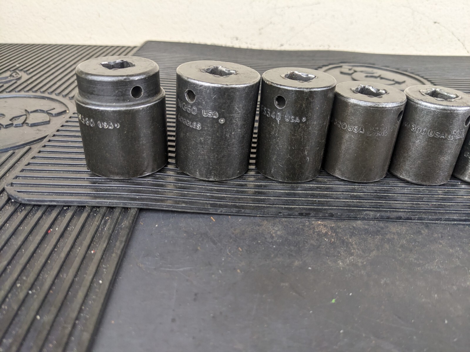 #bg155 Snap-On 14pc 1/2″ Drive 6pt SAE Shallow Impact Socket Set