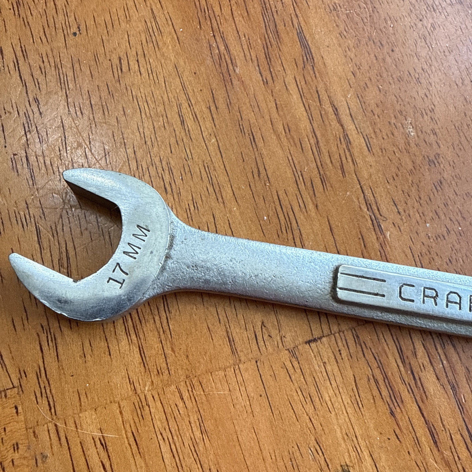 Craftsman -VV- 17mm X 19mm Open End Wrench 44508 USA Free Shipping