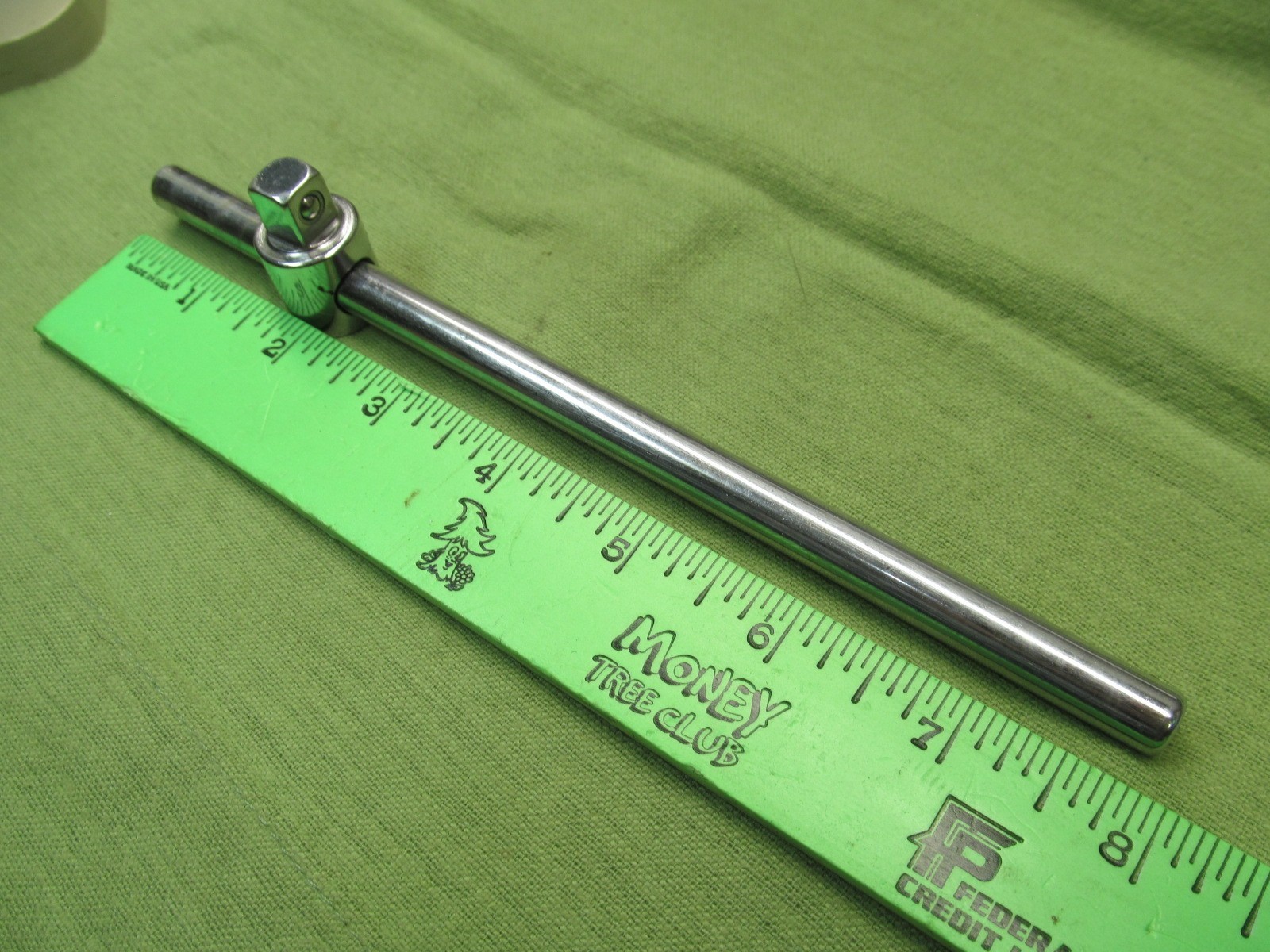 Vintage Indestro 3/8″ dr. Sliding T-Handle / Breaker Bar – pn 2763 -Made in USA