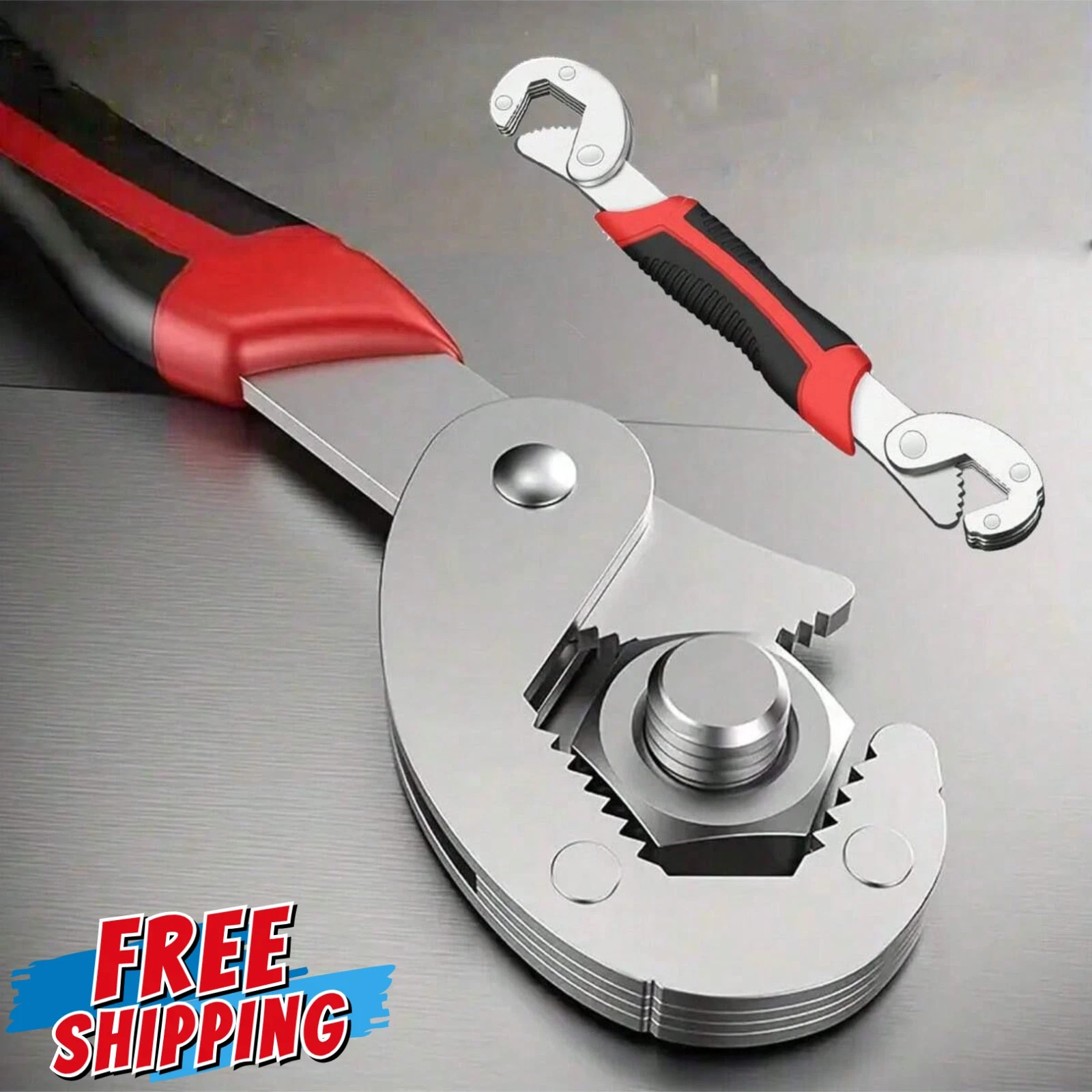 1pc Wrench Tool Kit Multi-Use Small Universal Quick Adjustable Open-End Wrench