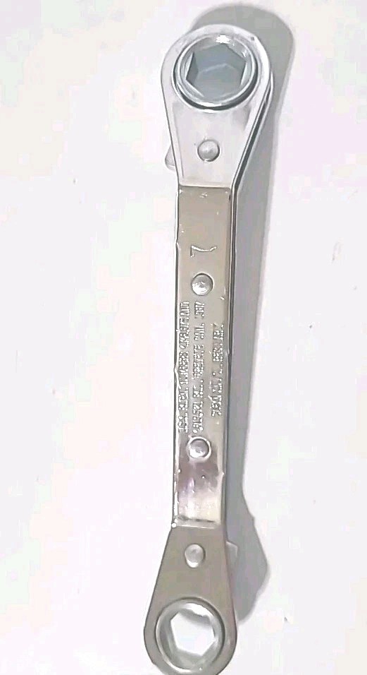 Blackhawk & Stanley Off-set Ratcheting Box End Wrenches. Lot Of 3 USA Made Tools