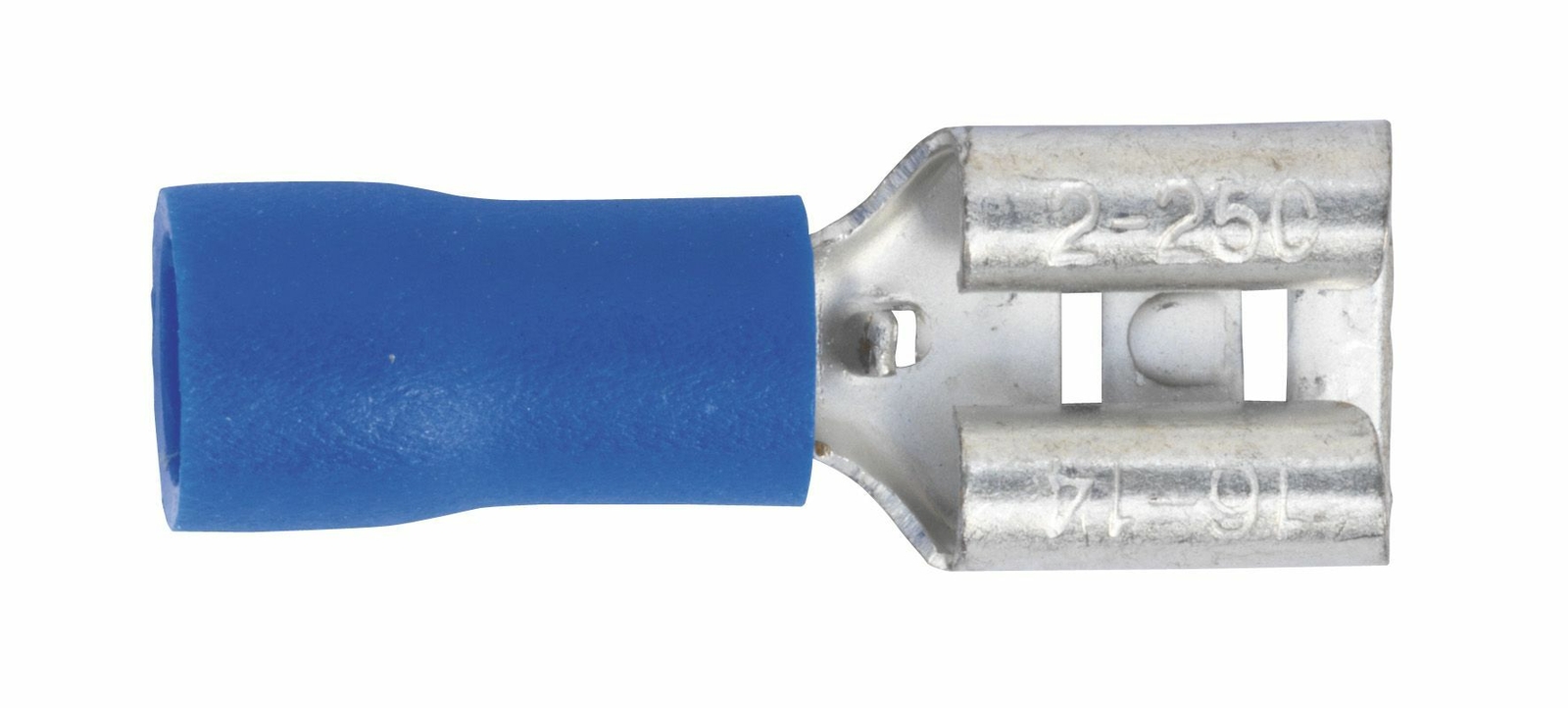 Sealey BT20 Push-On Terminal 6.3mm Female Blue Pack of 100