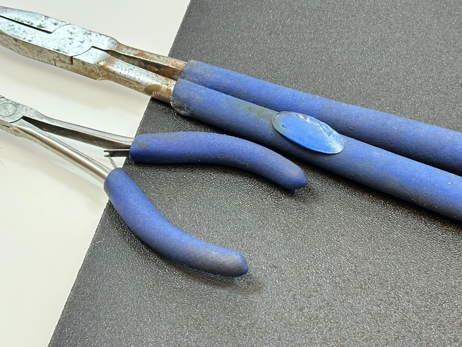 Craftsman Diagonal Pliers Blue Grip w/ Unknown XL Extra Long Long Nose Pliers