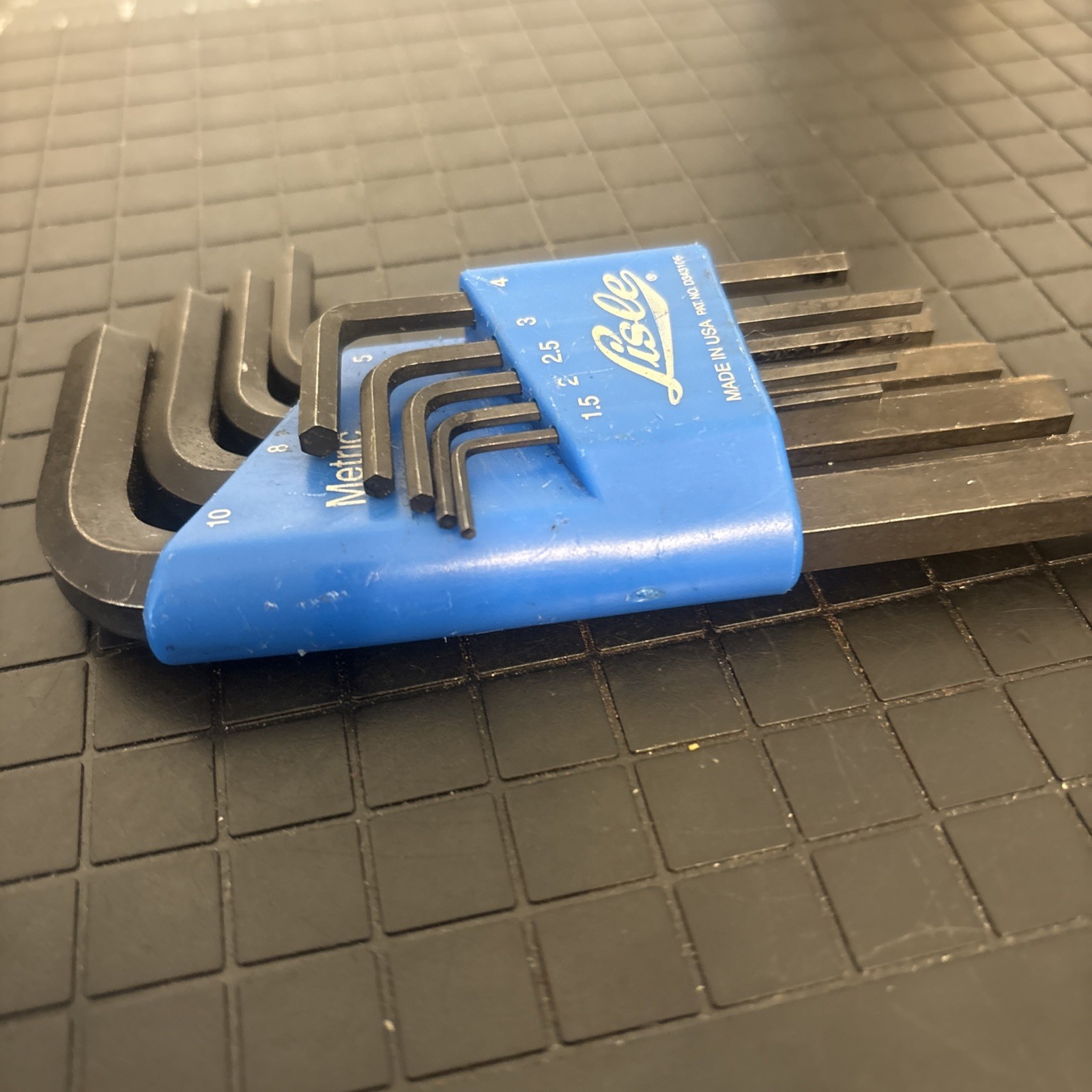 Lisle 42300 Metric Allen Set 9 piece 1.5,2,2.5,3,4,5,6,8,10mm
