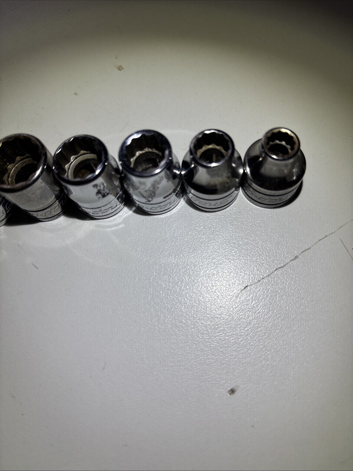 Snap-on Tools 12-Piece 1/4″ – 15/16″ Drive 12-Point Shallow Socket Set 🇺🇸 Nice