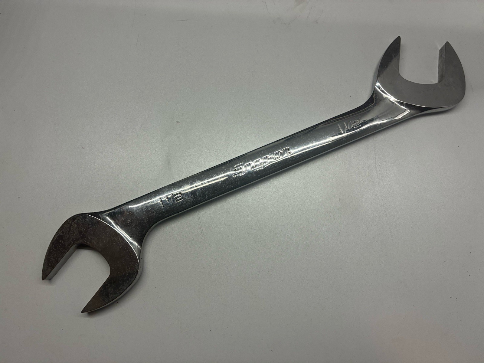 Snap-on Tools USA NEW 1-1/2″ SAE 4 Way Open-End Angle Head Chrome Wrench VS48B