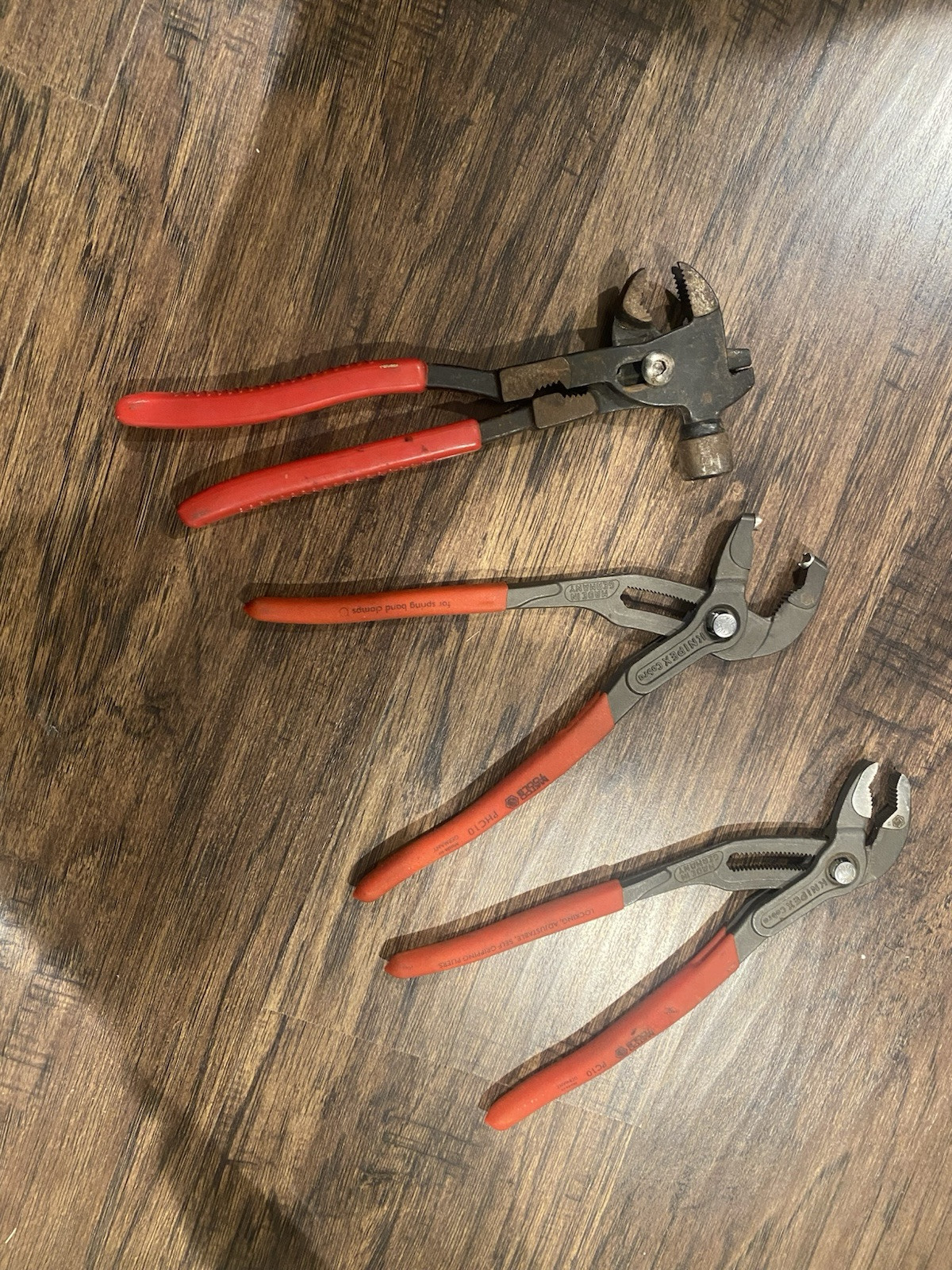 Knipex 10″ Cobra Pliers Matco Tools PC10 Locking Adjustable Self Crimping Pliers