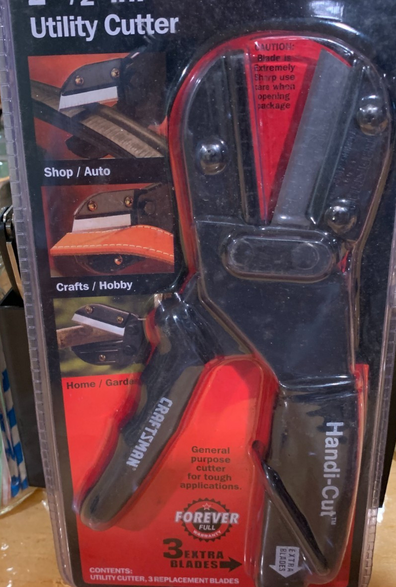 Craftsman #9-37300 Handi-Cut 2.5 Inch Utility Cutter New Old Stock