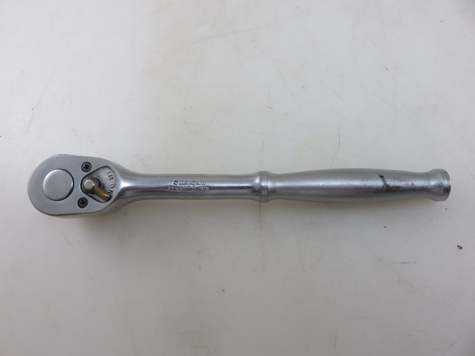 Snap-On Ferret F-70N 3/8″ Dr. Ratchet 7″ Long Oil Hole Date 1940 Patent 1854513