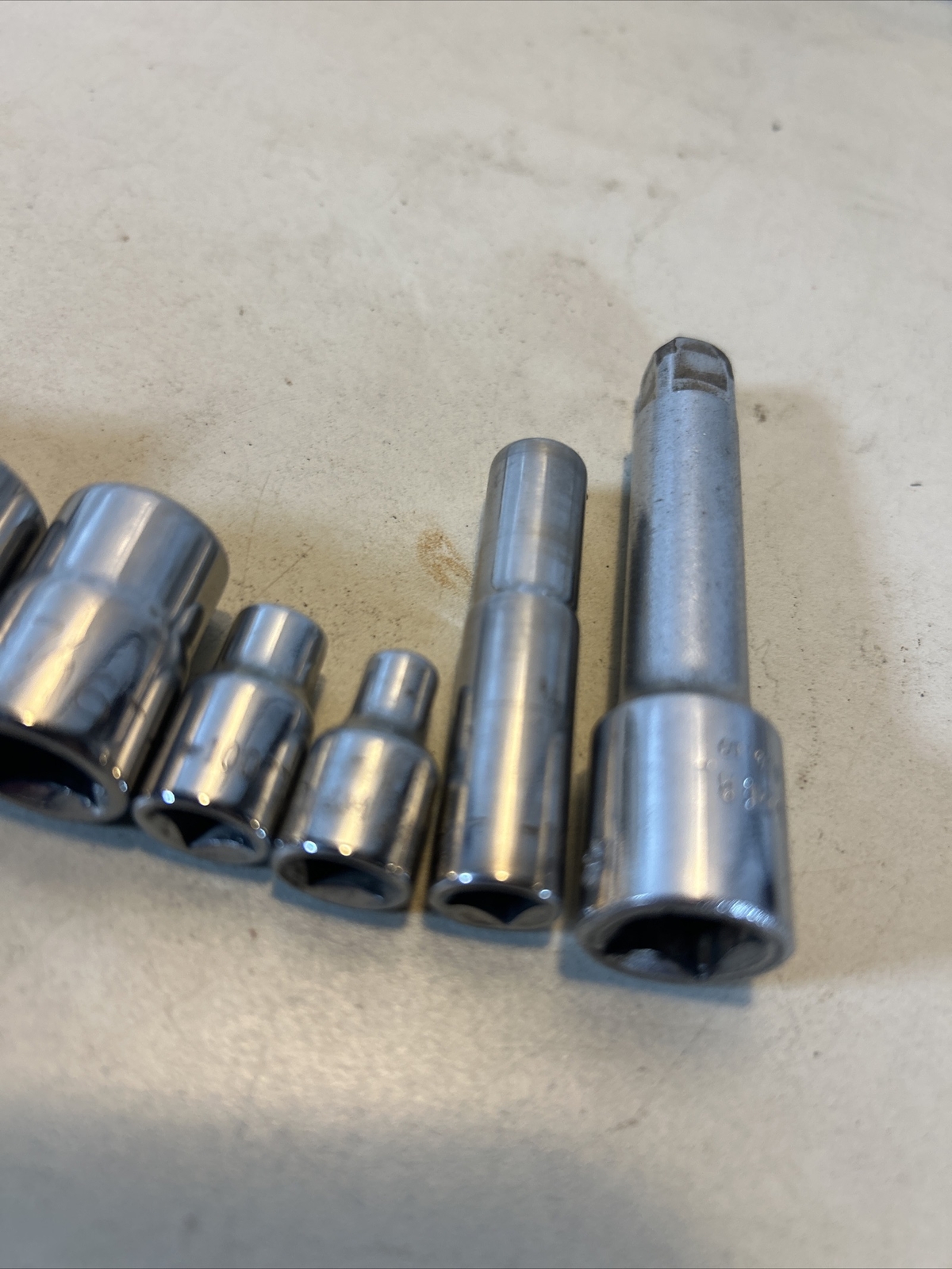 Lot Of Proto Challenger 1/4 3/8 1/2 Dr Sockets 13/16 5/8 1/2 14 7/16 7/32 4 9/32