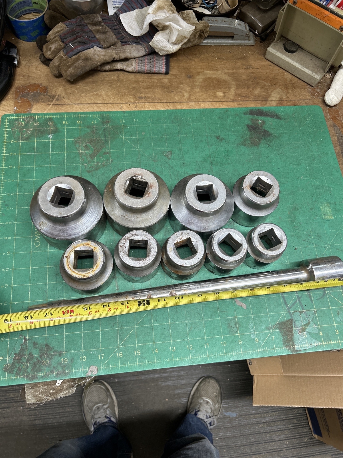 10 pcs 1″ Inch Drive 12 Point Taiwan 1 3-1/8″,3″, 2-15/16″, 2-3/16″,2-1/8″ Ext