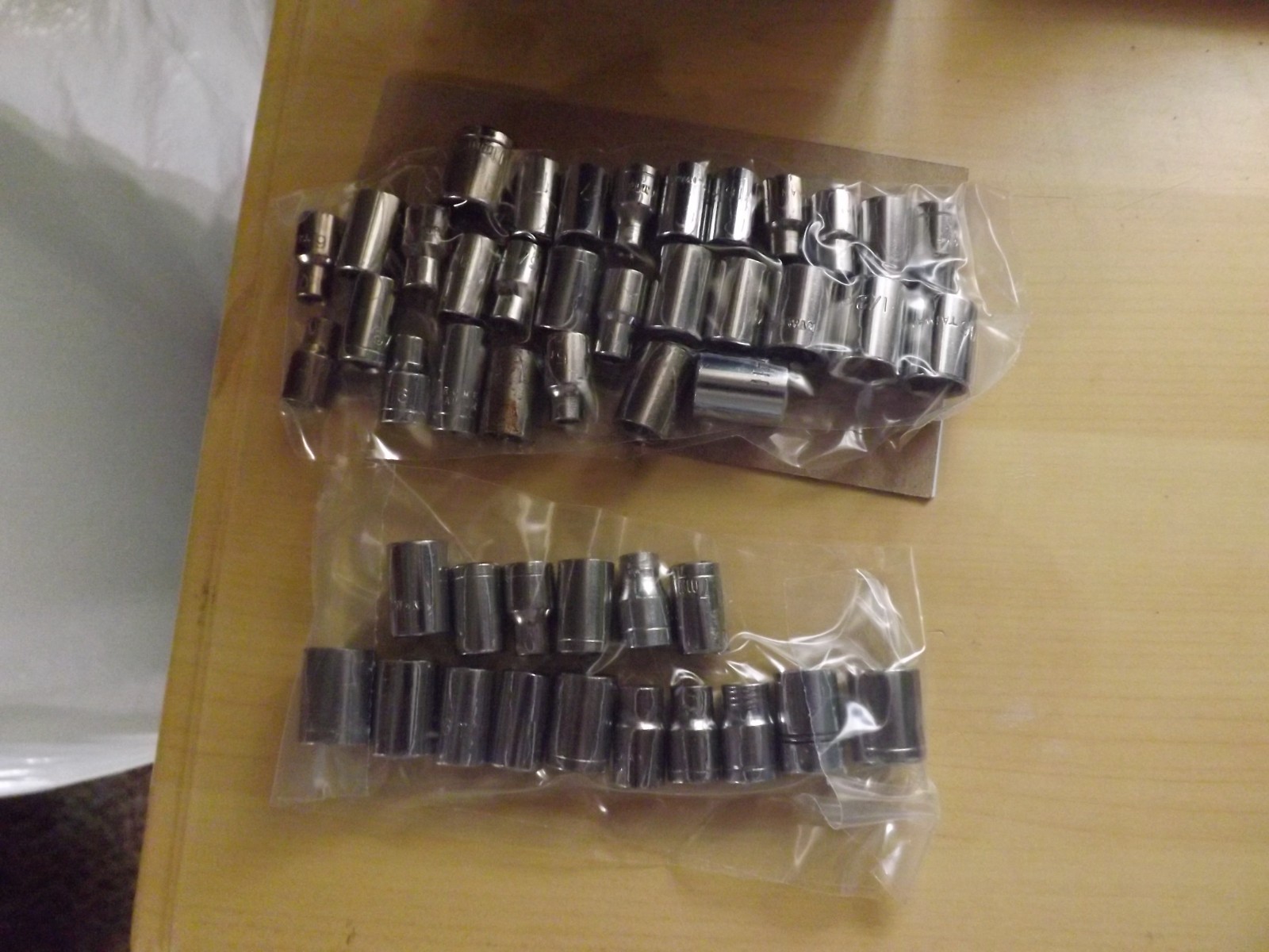 Pre Owned Asst. Sockets And Brands 3/8 drive 16 mm & 30 standard sockets
