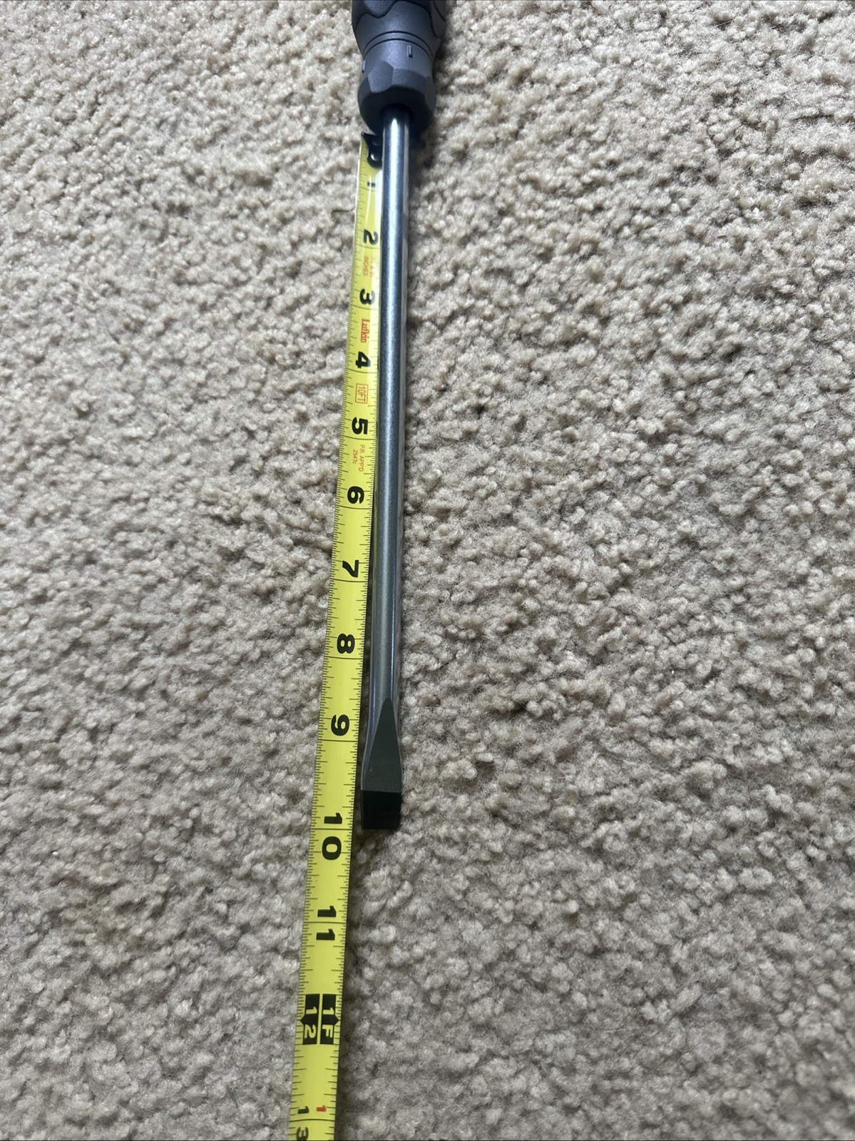 Proto JK3810RF , 1/2” x 10” DuraTek Slotted Screwdriver Made In USA NEW